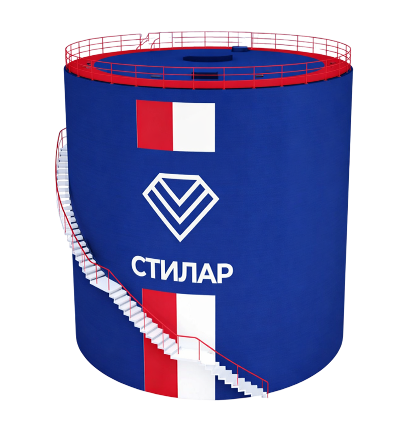 Цельносварной резервуар РВС для технической воды 75 м³ от завода-производителя