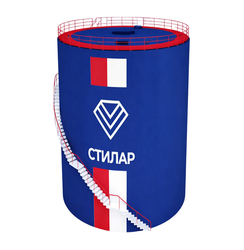 Цельносварной резервуар РВС для воды 25 м³ от завода-производителя